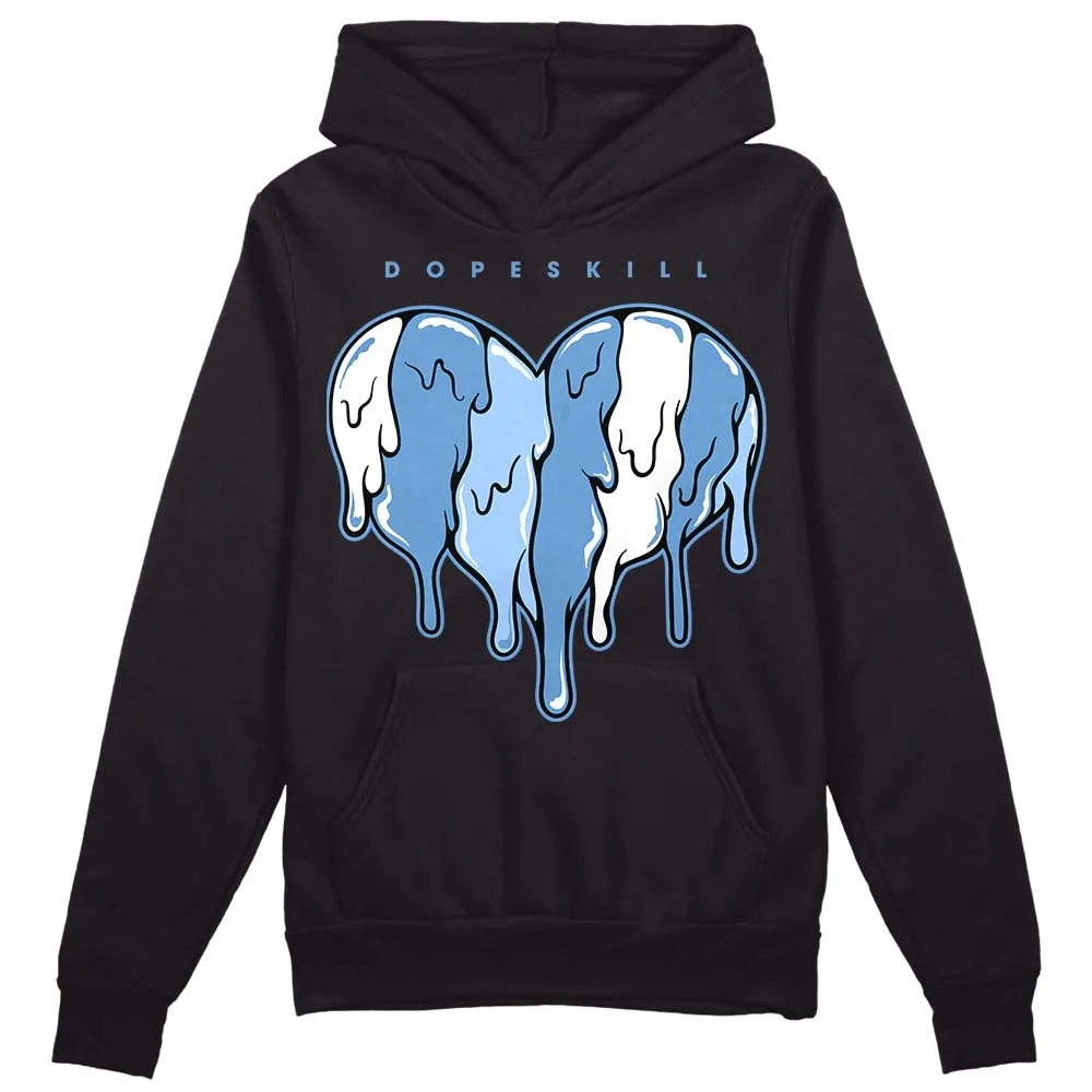 Dunk White Polar Blue DopeSkill Hoodie Sweatshirt Slime Drip Heart Graphic sold by DopeSkill product image thumbnail 2