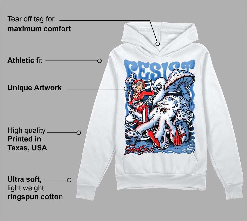 Dunk White Polar Blue DopeSkill Hoodie Sweatshirt Resist Graphic sold by DopeSkill product image thumbnail 3
