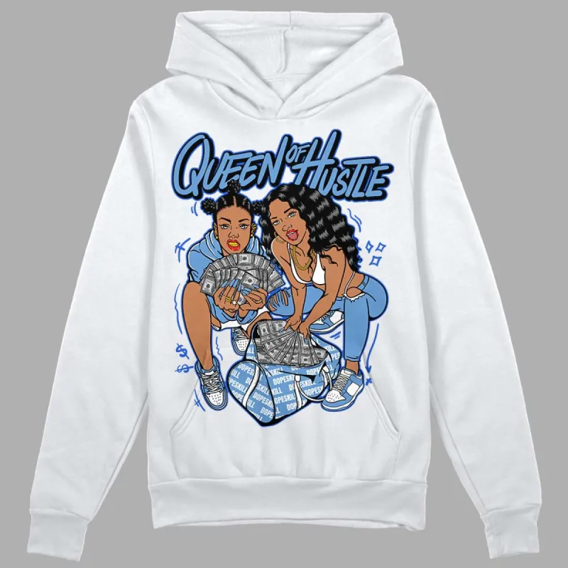 Dunk White Polar Blue DopeSkill Hoodie Sweatshirt Queen Of Hustle Graphic sold by DopeSkill