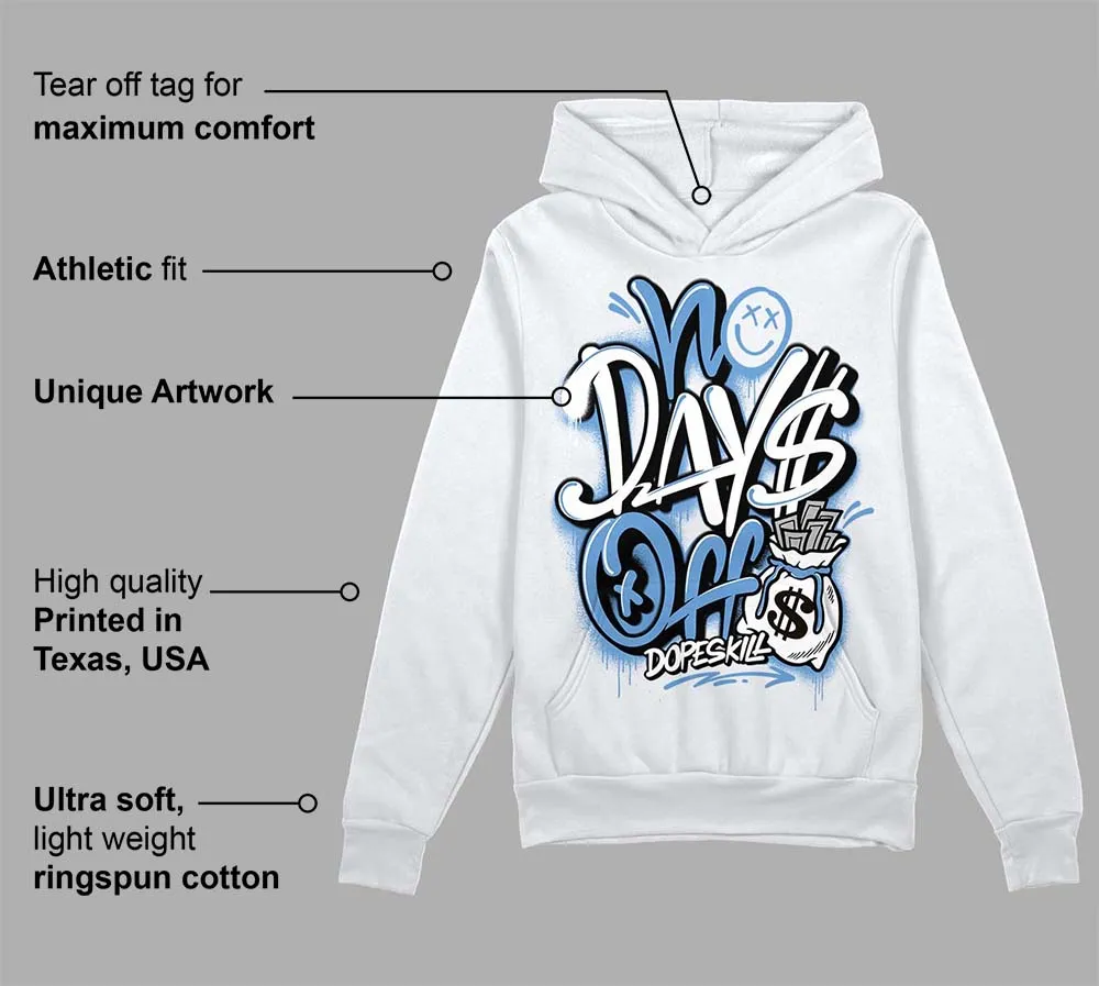 Dunk White Polar Blue DopeSkill Hoodie Sweatshirt No Days Off Graphic sold by DopeSkill product image thumbnail 3