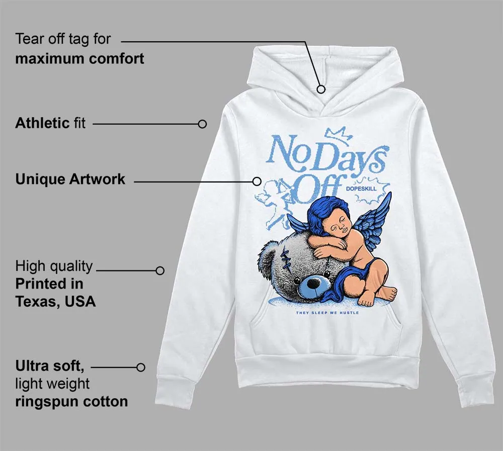 Dunk White Polar Blue DopeSkill Hoodie Sweatshirt New No Days Off Graphic sold by DopeSkill product image thumbnail 3