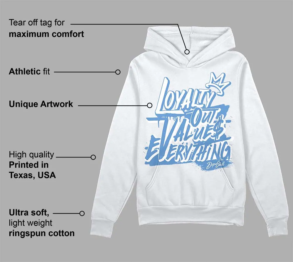 Dunk White Polar Blue DopeSkill Hoodie Sweatshirt LOVE Graphic sold by DopeSkill product image thumbnail 3