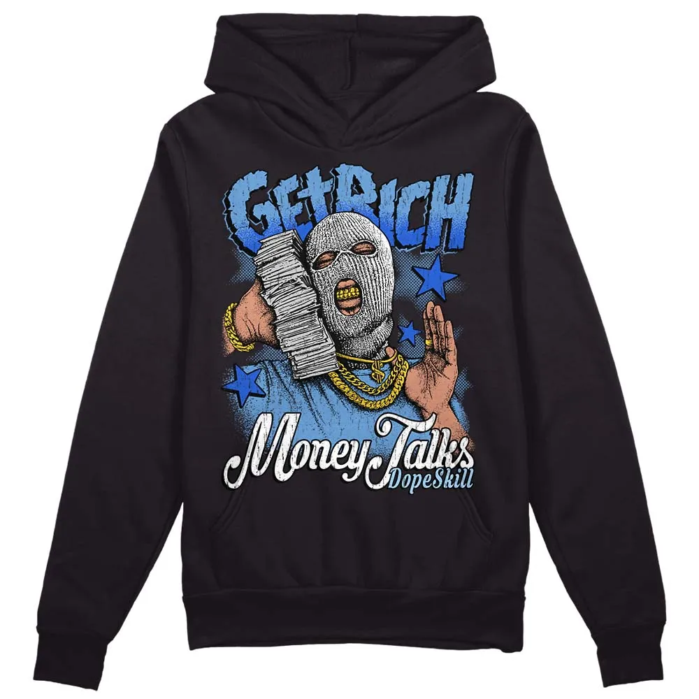 Dunk White Polar Blue DopeSkill Hoodie Sweatshirt Get Rich Graphic sold by DopeSkill product image thumbnail 2