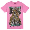 Dunk Playful Pink Multi Color Bronzine Clear Jade Luminous Green DopeSkill Pink T-shirt Life or Die Graphic sold by DopeSkill