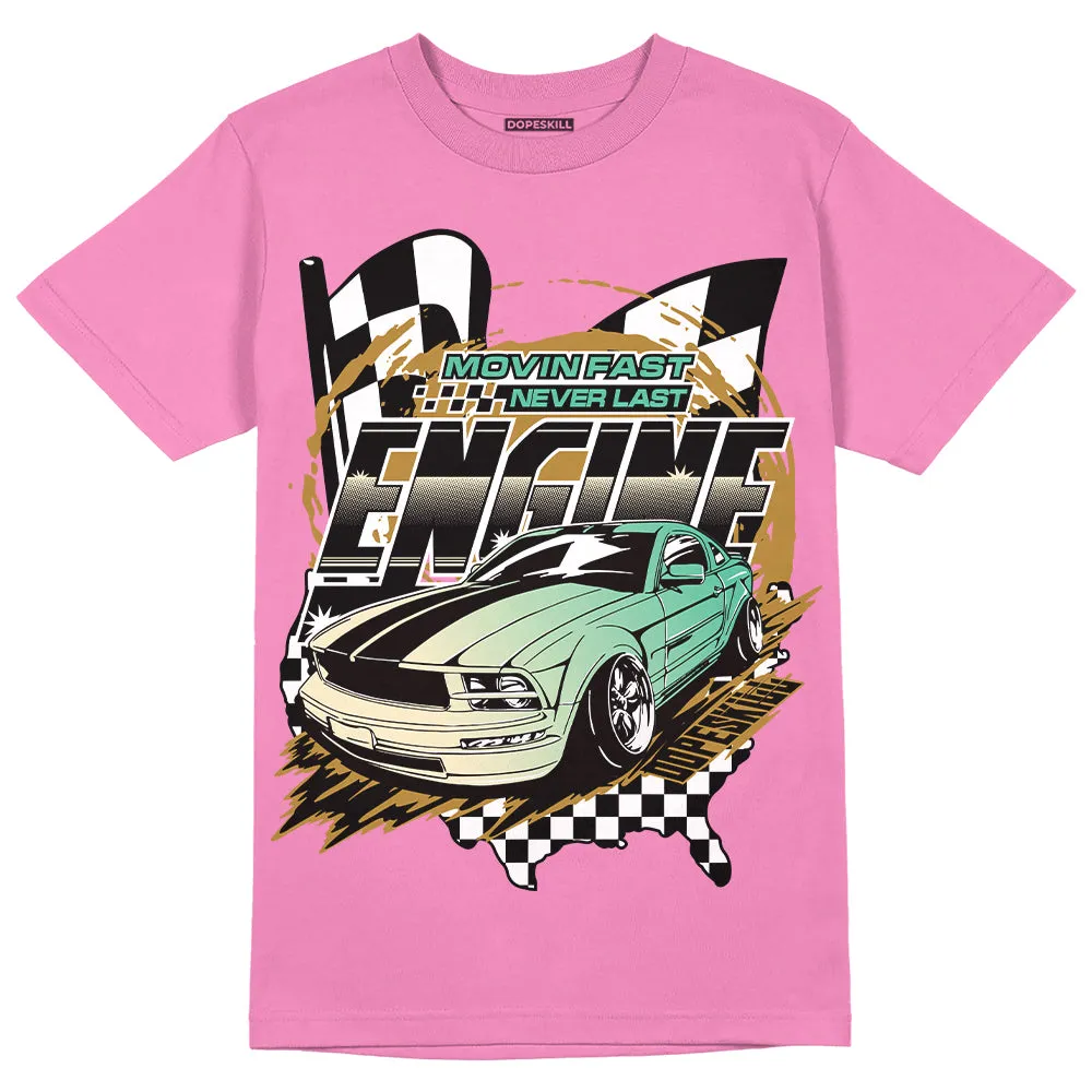 Dunk Playful Pink Multi Color Bronzine Clear Jade Luminous Green DopeSkill Pink T-shirt ENGINE Tshirt Graphic sold by DopeSkill