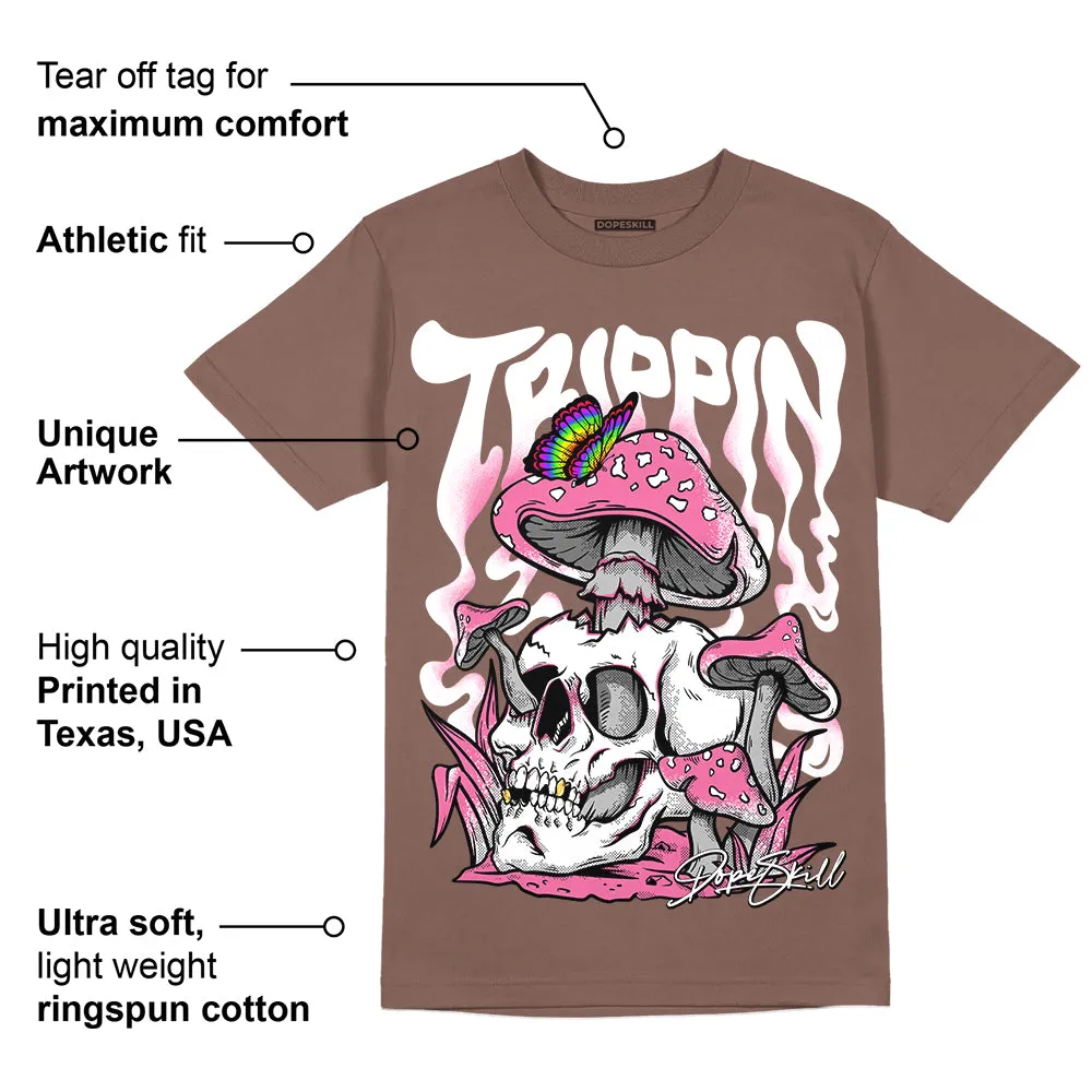 Dunk Smokey Mauve Playful Pink White Brown DopeSkill Brown Savana T-shirt Trippin Graphic sold by DopeSkill product image thumbnail 2