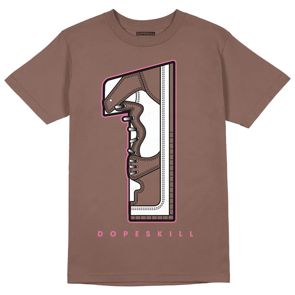 Dunk Smokey Mauve Playful Pink White Brown DopeSkill Brown Savana T-shirt No.1 Graphic sold by DopeSkill