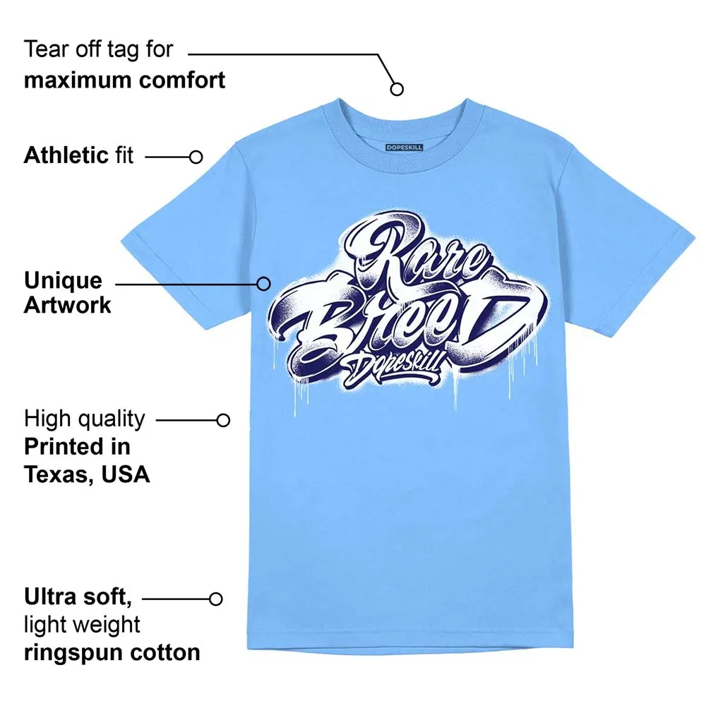 Dunk White Polar Blue DopeSkill University Blue T-shirt Rare Breed Type Graphic sold by DopeSkill product image thumbnail 2