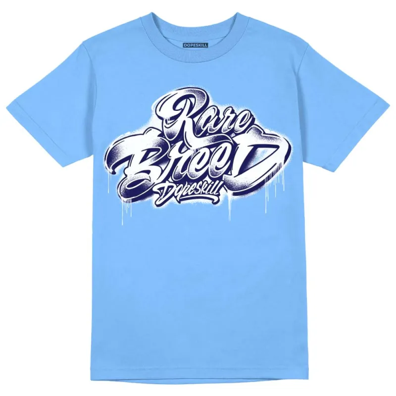 Dunk White Polar Blue DopeSkill University Blue T-shirt Rare Breed Type Graphic sold by DopeSkill