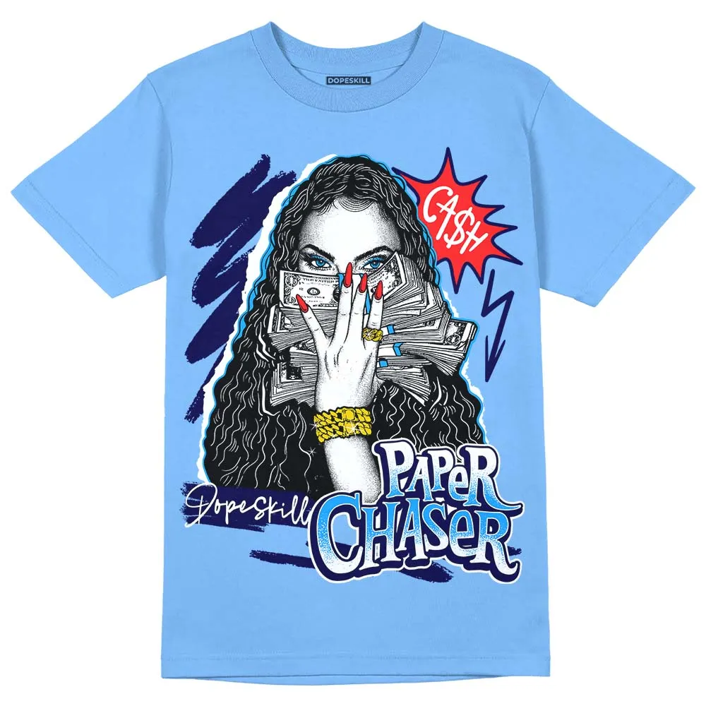 Dunk White Polar Blue DopeSkill University Blue T-shirt NPC Graphic sold by DopeSkill