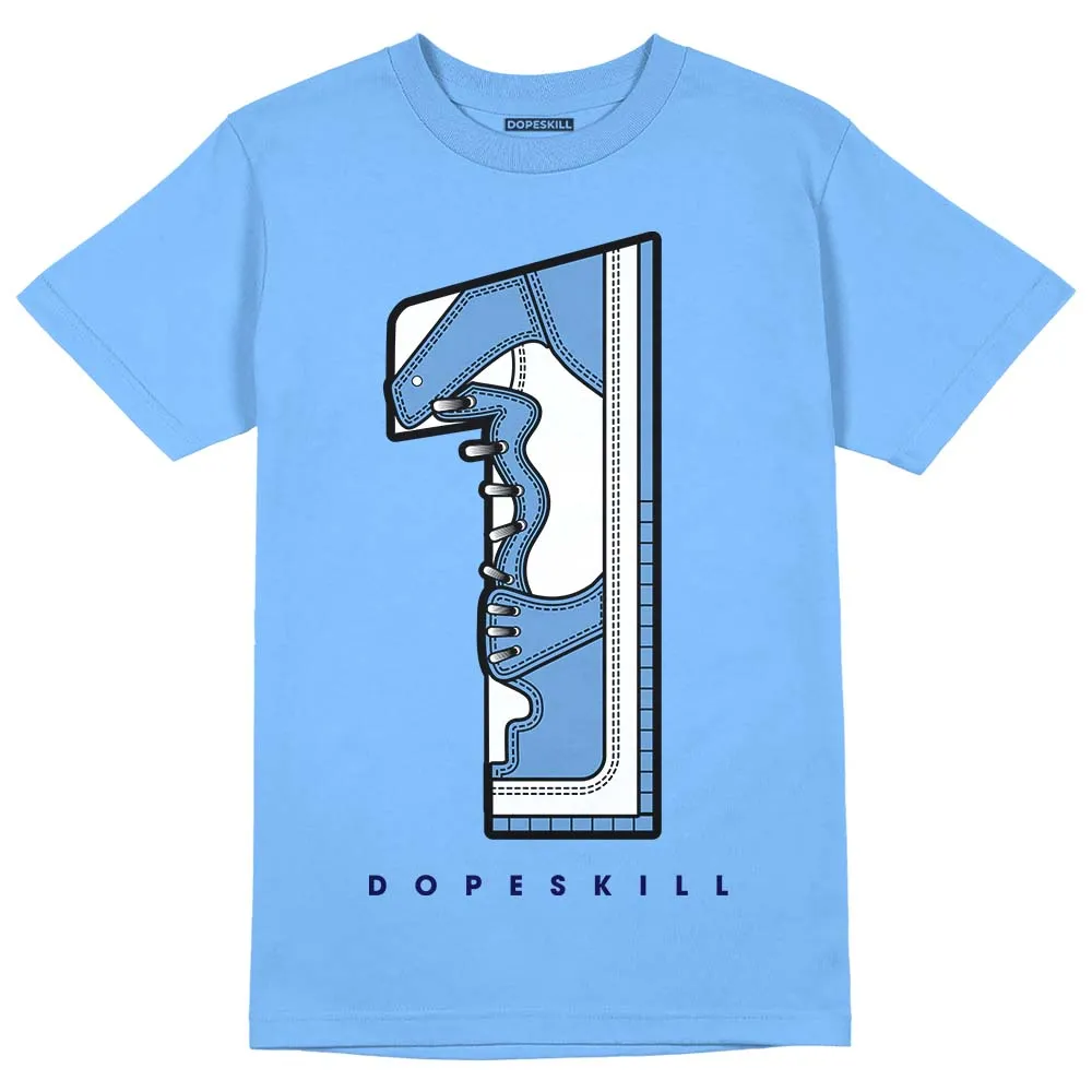 Dunk White Polar Blue DopeSkill University Blue T-shirt No.1 Graphic sold by DopeSkill