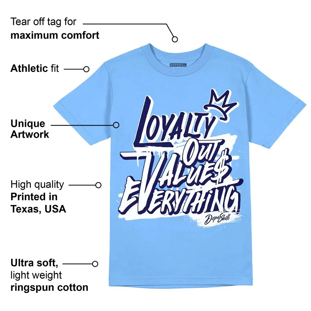 Dunk White Polar Blue DopeSkill University Blue T-shirt LOVE Graphic sold by DopeSkill product image thumbnail 2