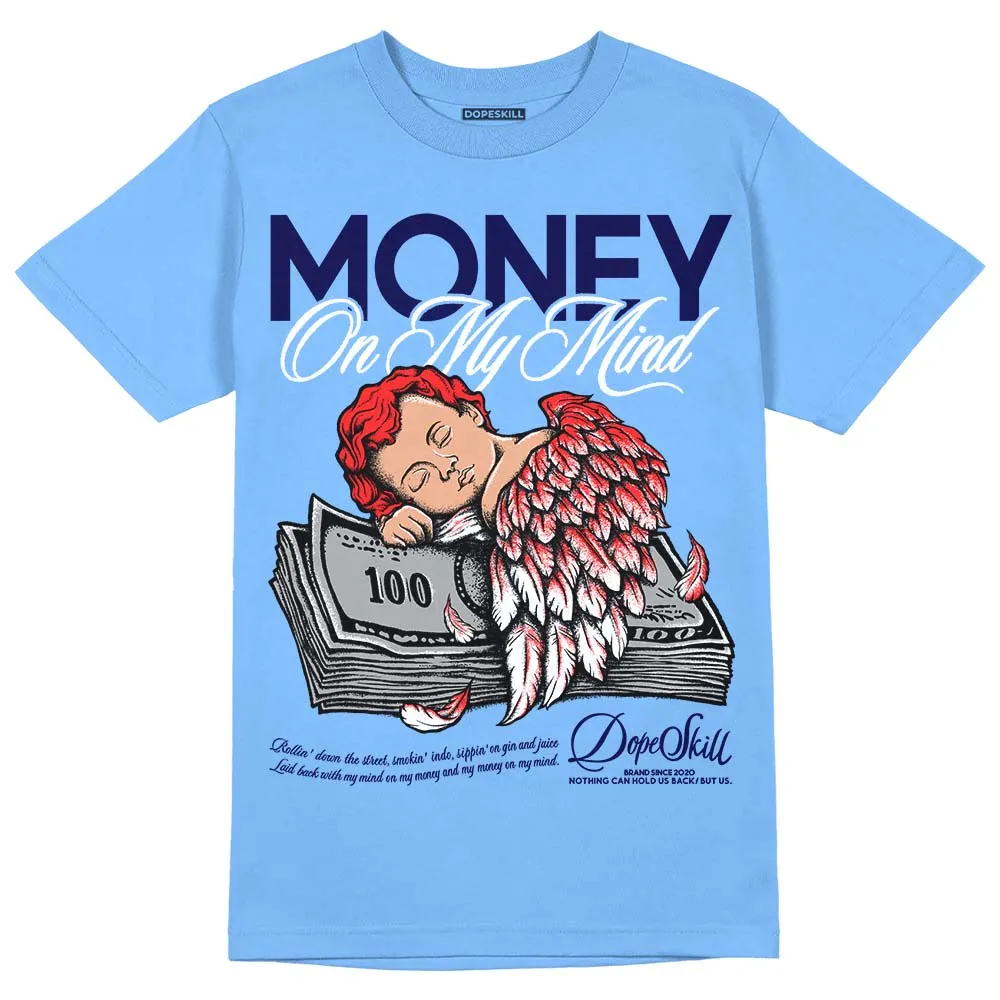 Dunk White Polar Blue DopeSkill University Blue T-shirt MOMM Graphic sold by DopeSkill