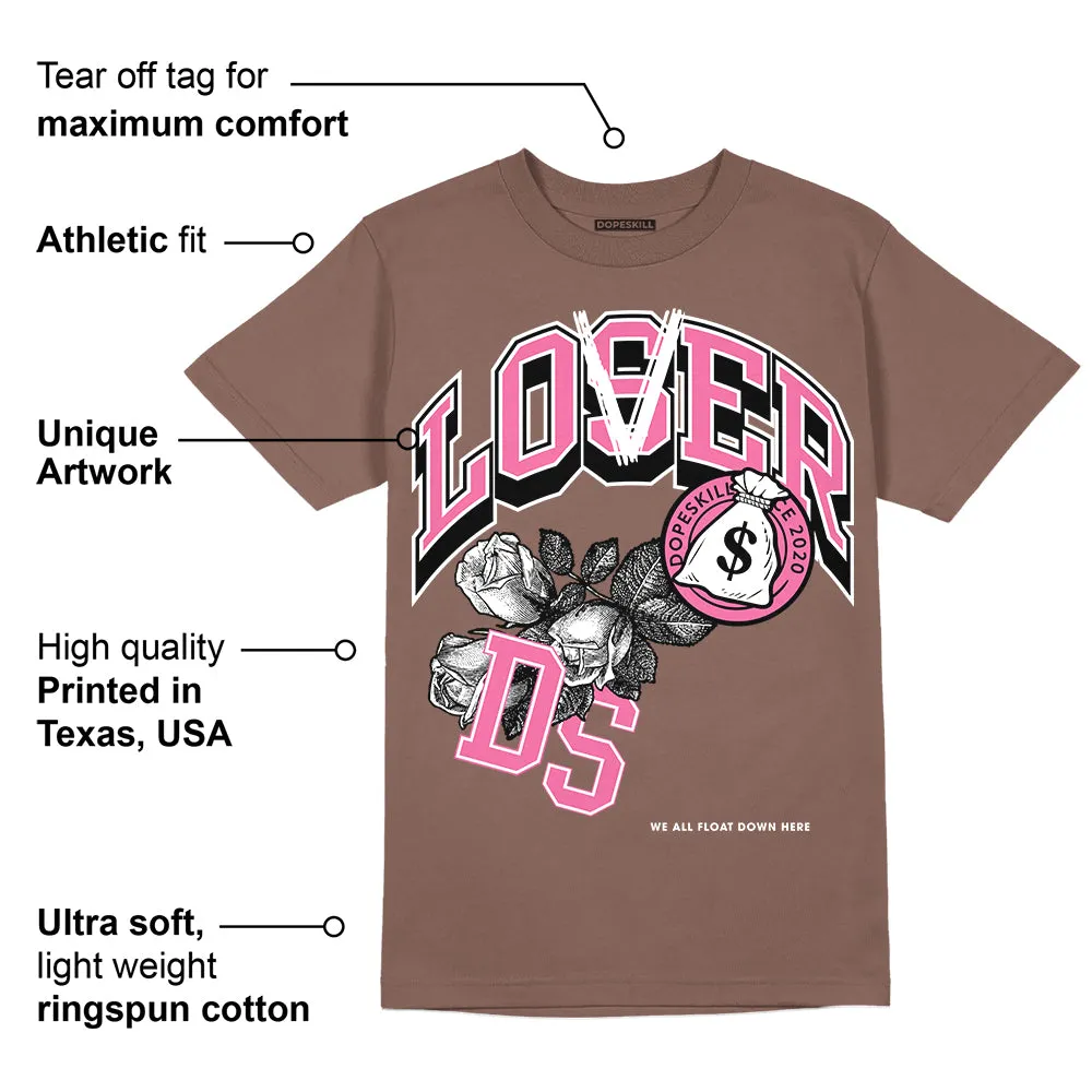 Dunk Smokey Mauve Playful Pink White Brown DopeSkill Brown Savana T-shirt Loser Lover Graphic sold by DopeSkill product image thumbnail 2