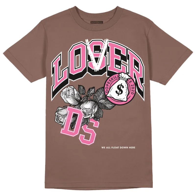 Dunk Smokey Mauve Playful Pink White Brown DopeSkill Brown Savana T-shirt Loser Lover Graphic sold by DopeSkill