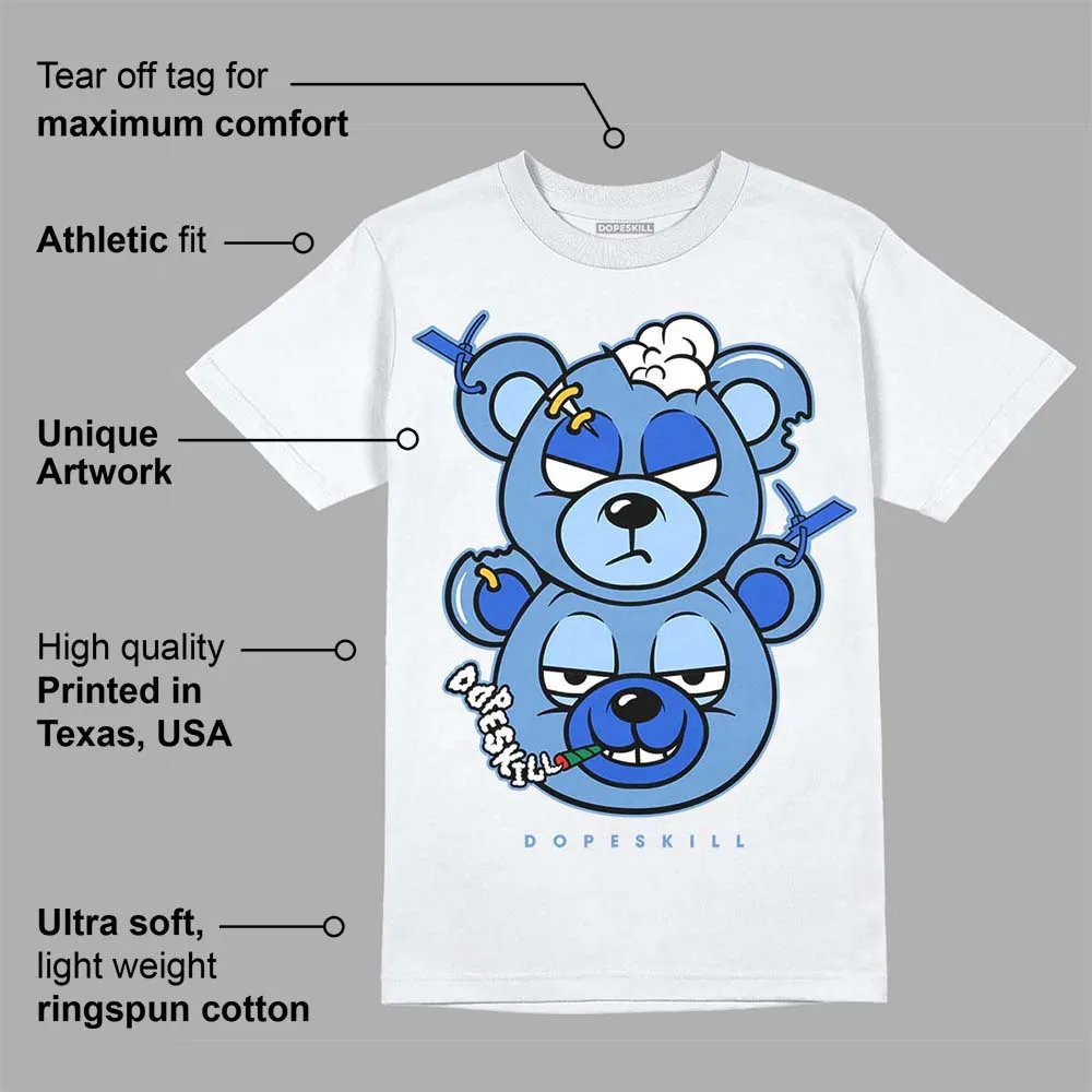 Dunk White Polar Blue DopeSkill T-Shirt New Double Bear Graphic sold by DopeSkill product image thumbnail 3
