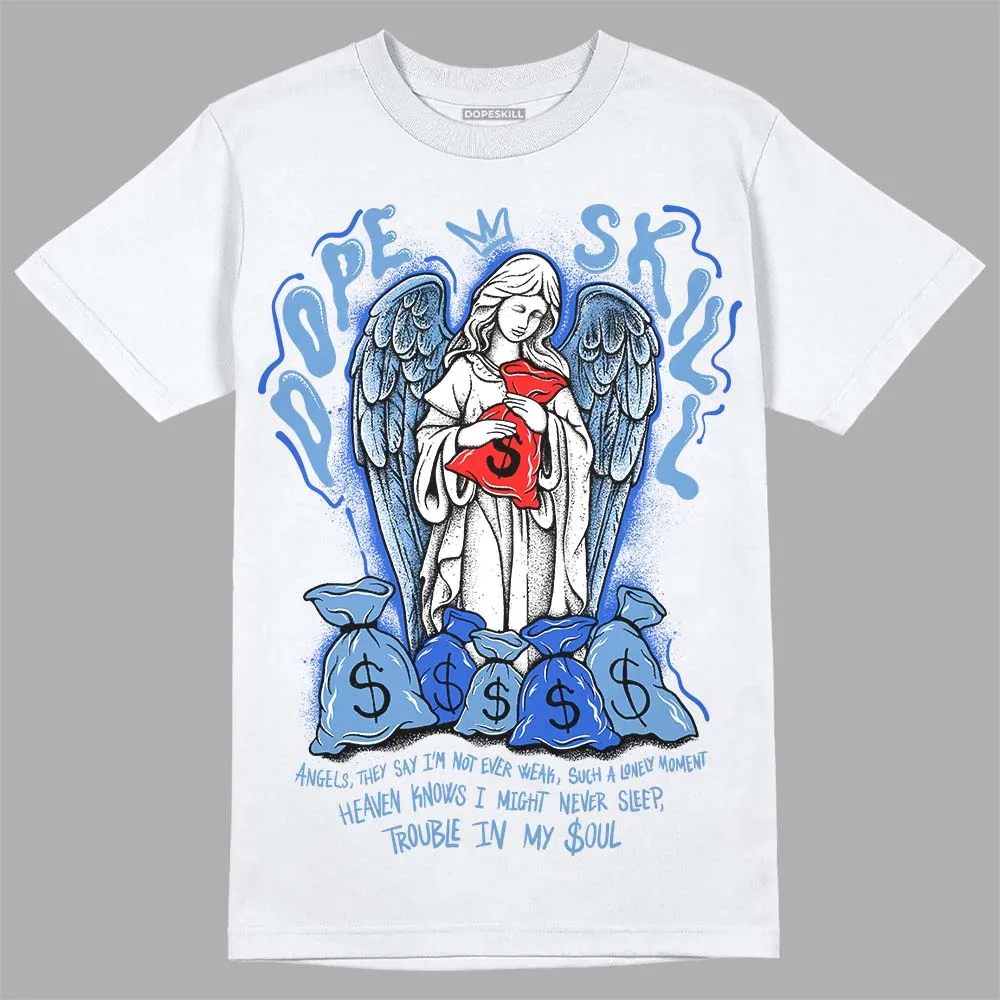 Dunk White Polar Blue DopeSkill T-Shirt Angels Graphic sold by DopeSkill