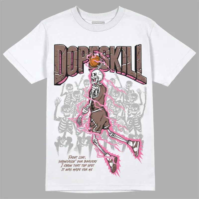 Dunk Smokey Mauve Playful Pink White Brown DopeSkill T-Shirt Thunder Dunk Graphic sold by DopeSkill