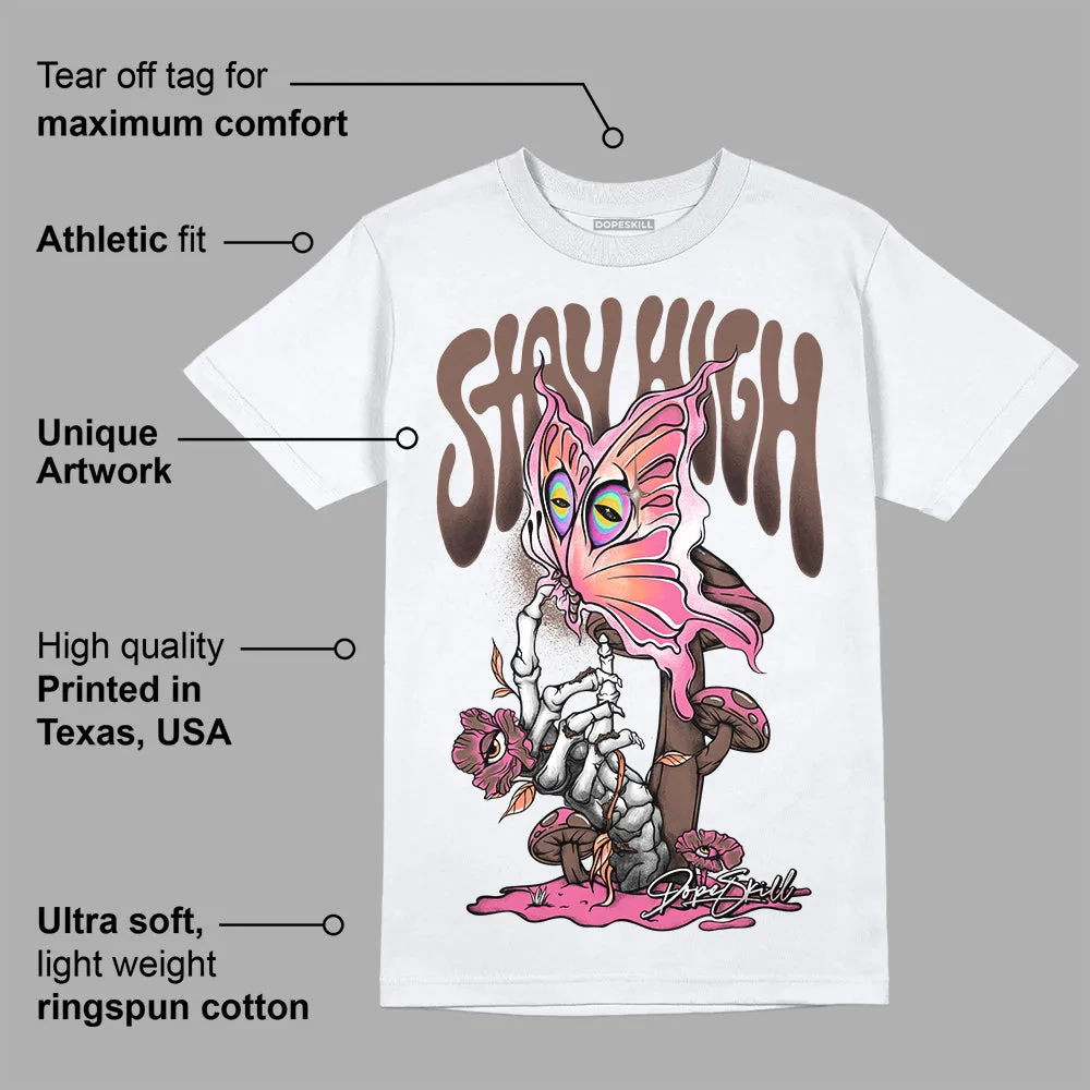 Dunk Smokey Mauve Playful Pink White Brown DopeSkill T-Shirt Stay High Graphic sold by DopeSkill product image thumbnail 3