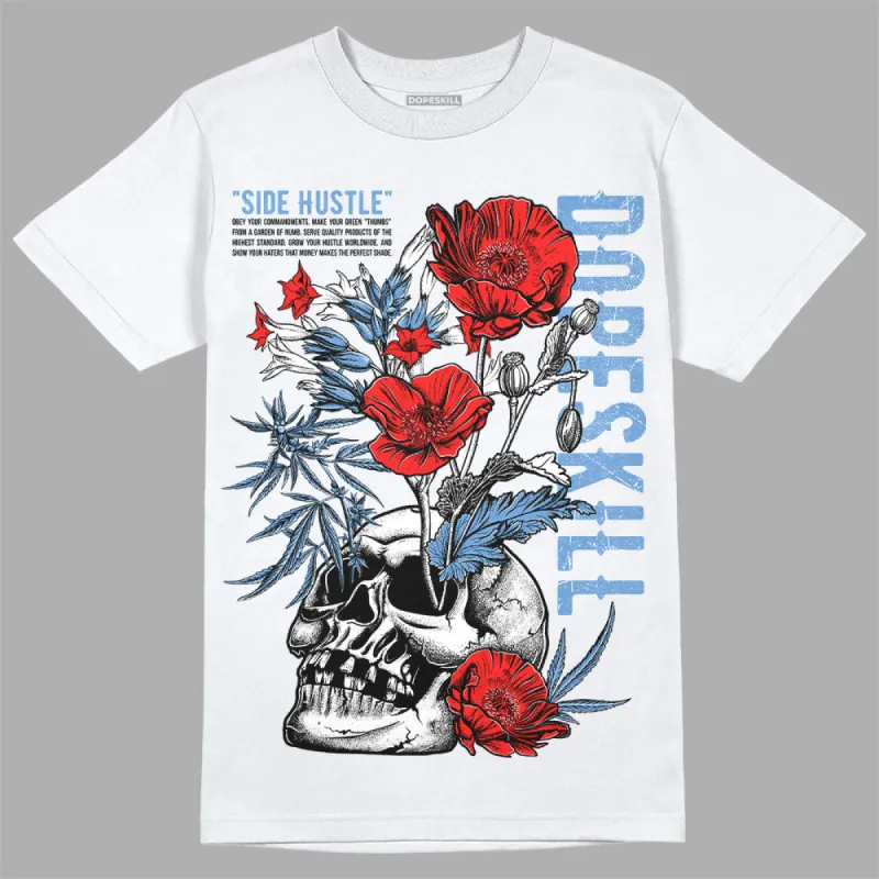 Dunk White Polar Blue DopeSkill T-Shirt Side Hustle Graphic sold by DopeSkill