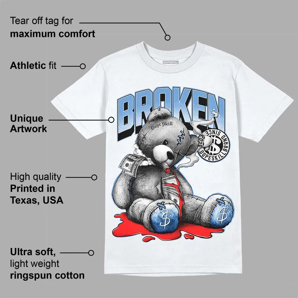 Dunk White Polar Blue DopeSkill T-Shirt Sick Bear Graphic sold by DopeSkill product image thumbnail 3