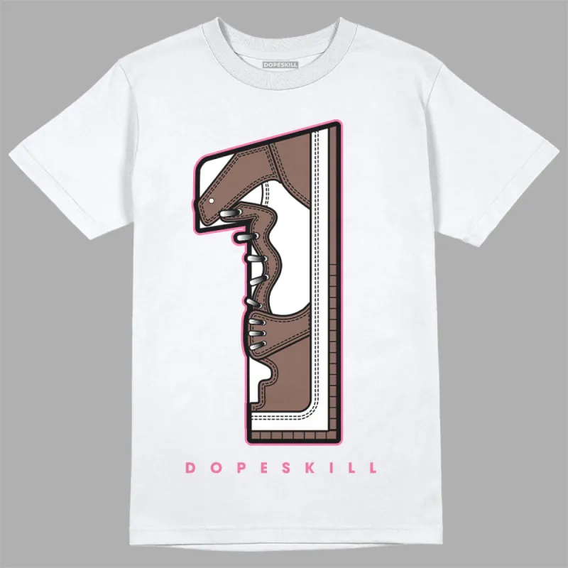 Dunk Smokey Mauve Playful Pink White Brown DopeSkill T-Shirt No.1 Graphic sold by DopeSkill