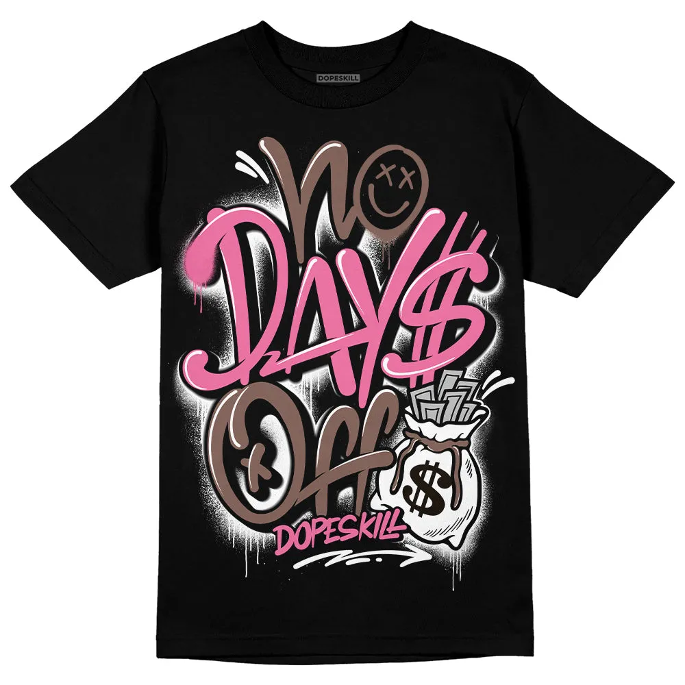 Dunk Smokey Mauve Playful Pink White Brown DopeSkill T-Shirt No Days Off Graphic sold by DopeSkill product image thumbnail 2