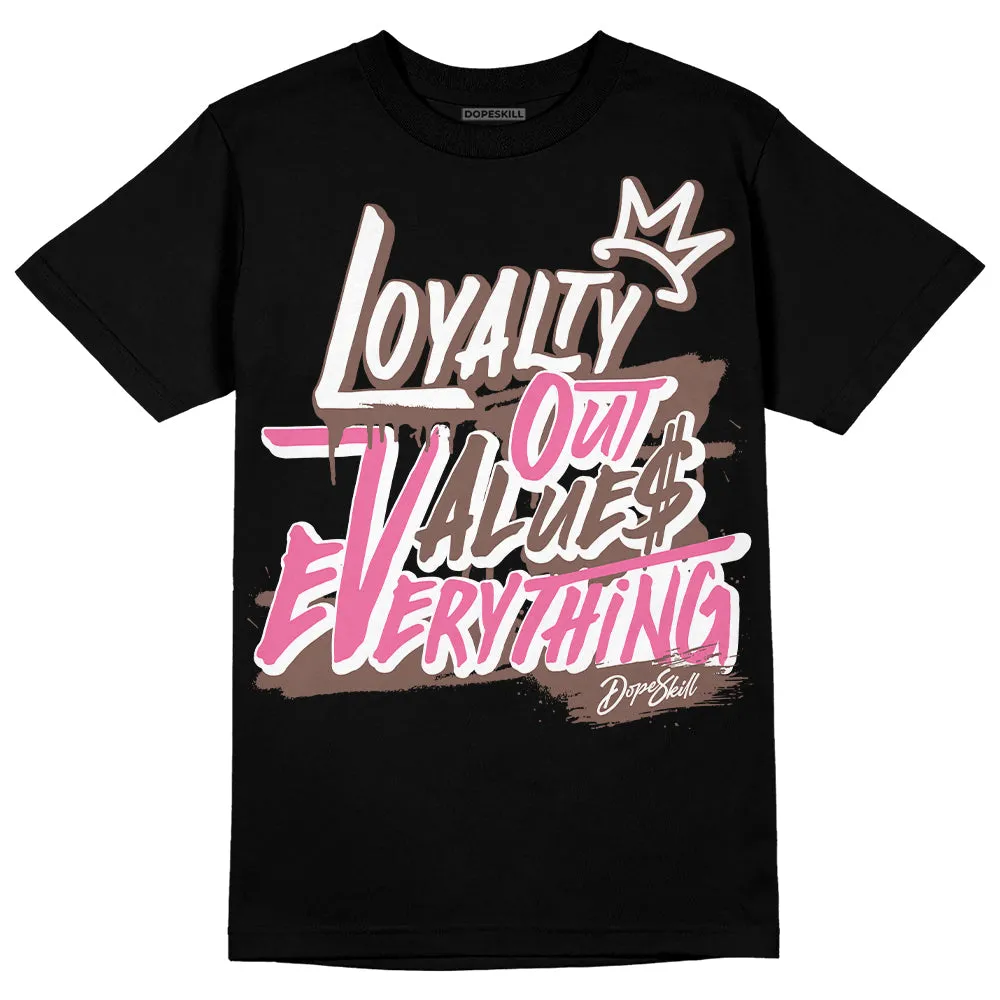 Dunk Smokey Mauve Playful Pink White Brown DopeSkill T-Shirt LOVE Graphic sold by DopeSkill product image thumbnail 2