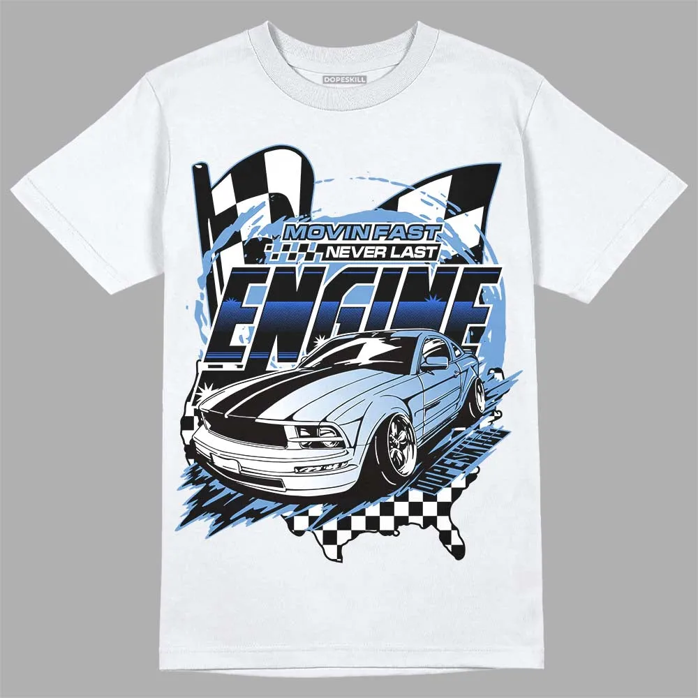 Dunk White Polar Blue DopeSkill T-Shirt ENGINE Tshirt Graphic sold by DopeSkill