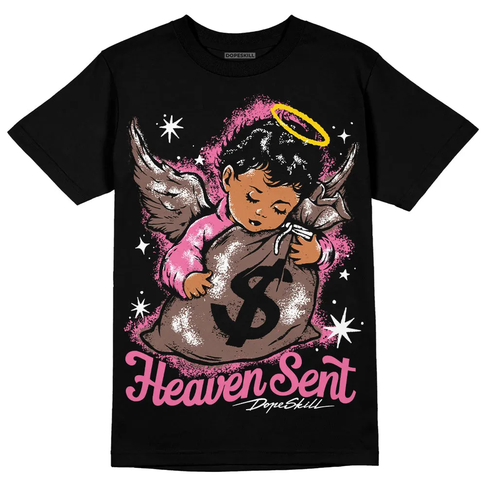 Dunk Smokey Mauve Playful Pink White Brown DopeSkill T-Shirt Heaven Sent Graphic sold by DopeSkill product image thumbnail 2