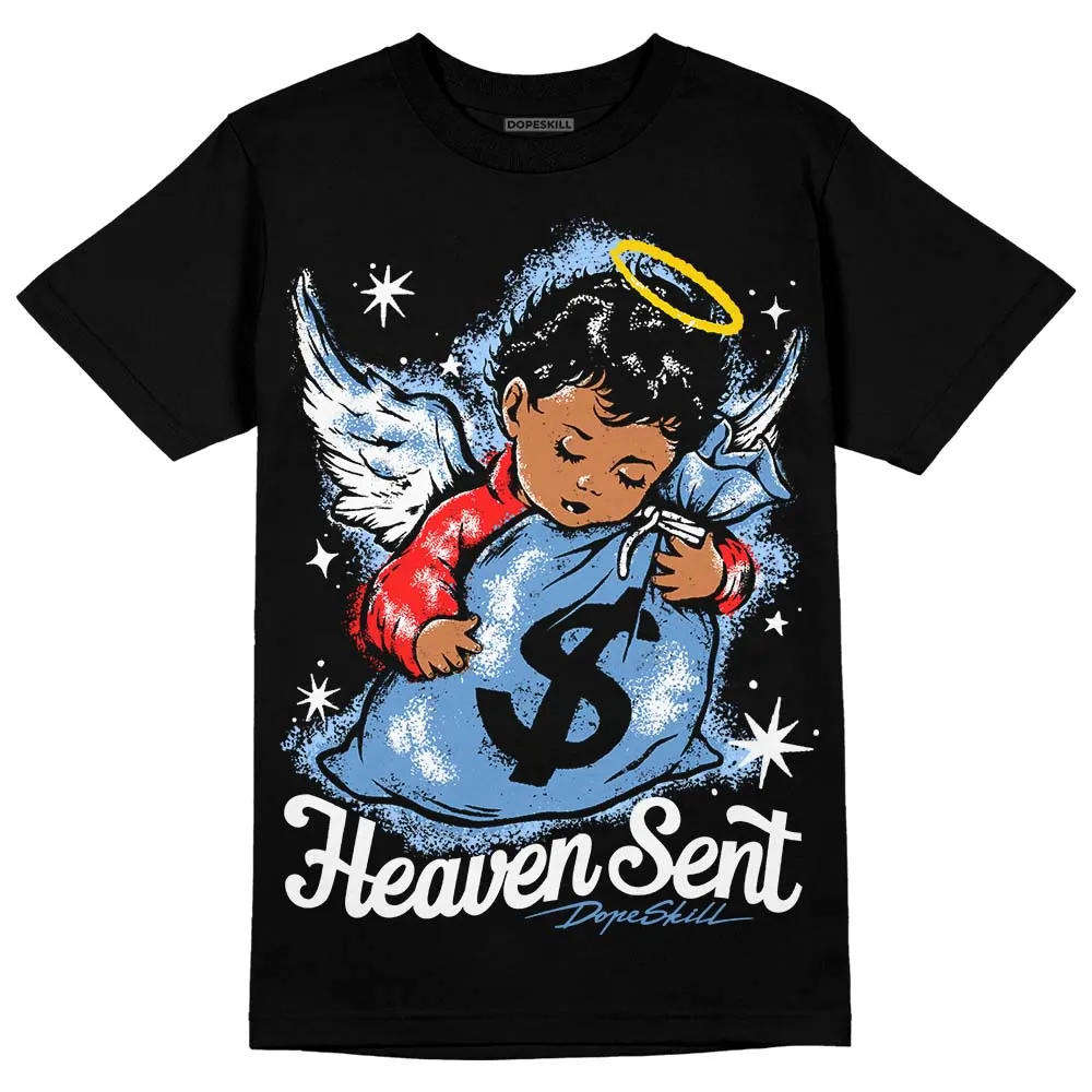 Dunk White Polar Blue DopeSkill T-Shirt Heaven Sent Graphic sold by DopeSkill product image thumbnail 2