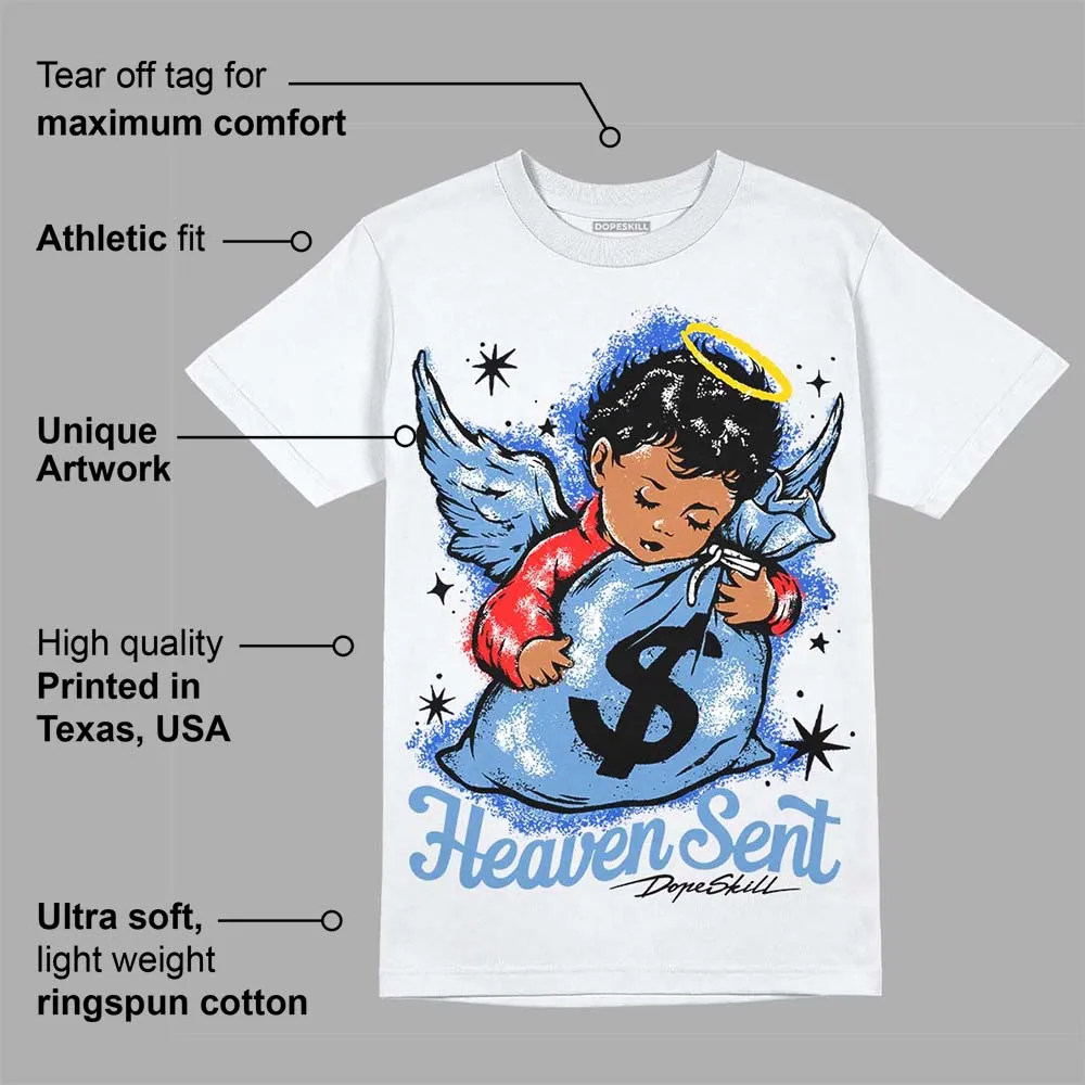 Dunk White Polar Blue DopeSkill T-Shirt Heaven Sent Graphic sold by DopeSkill product image thumbnail 3