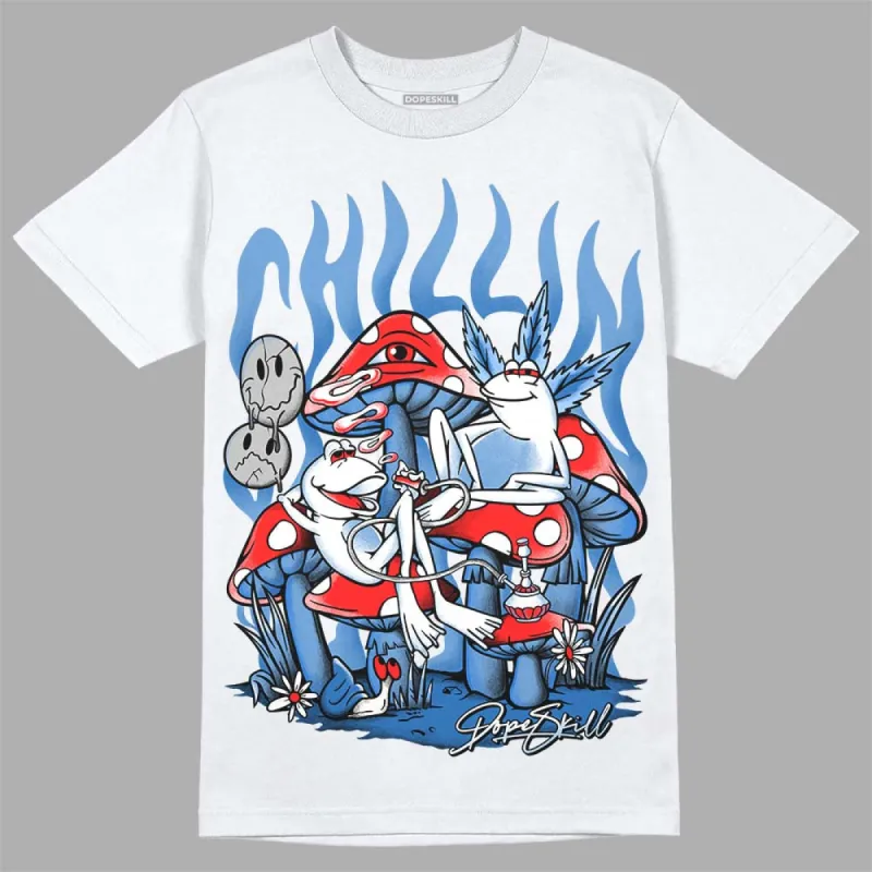 Dunk White Polar Blue DopeSkill T-Shirt Chillin Graphic sold by DopeSkill