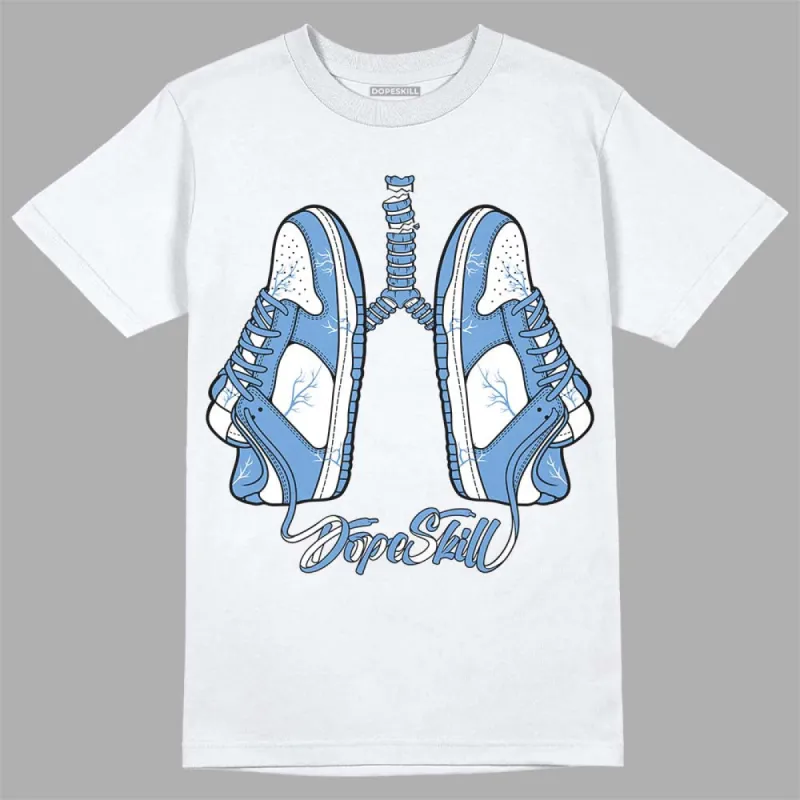 Dunk White Polar Blue DopeSkill T-Shirt Breathe Graphic sold by DopeSkill