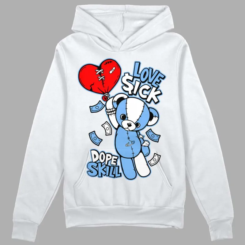 Powder Blue 9s DopeSkill Hoodie Sweatshirt Love Sick Graphic sold by DopeSkill
