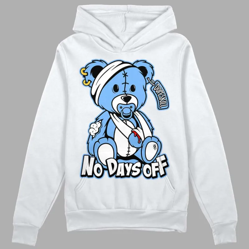 Powder Blue 9s DopeSkill Hoodie Sweatshirt Hurt Bear Graphic sold by DopeSkill
