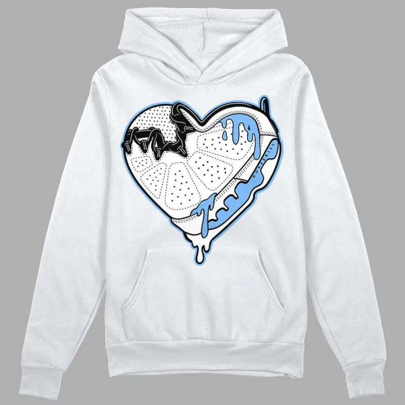 Powder Blue 9s DopeSkill Hoodie Sweatshirt Heart Jordan 9 Graphic sold by DopeSkill