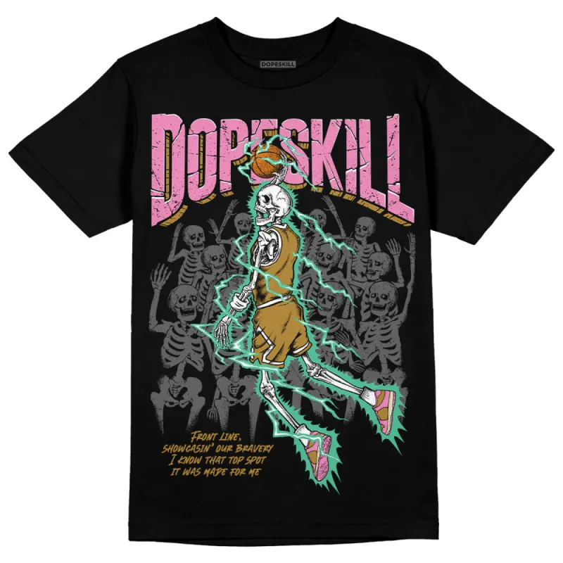 Dunk Playful Pink Multi Color Bronzine Clear Jade Luminous Green DopeSkill T-Shirt Thunder Dunk Graphic sold by DopeSkill