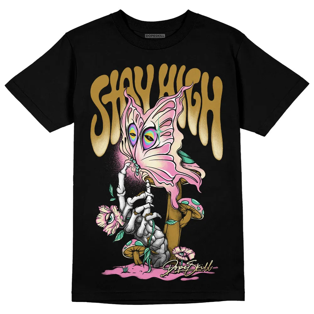 Dunk Playful Pink Multi Color Bronzine Clear Jade Luminous Green DopeSkill T-Shirt Stay High Graphic sold by DopeSkill