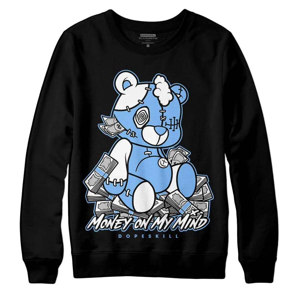 Powder Blue 9s DopeSkill Sweatshirt MOMM Bear Graphic sold by DopeSkill product image thumbnail 2