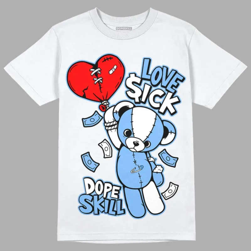 Powder Blue 9s DopeSkill T-Shirt Love Sick Graphic sold by DopeSkill