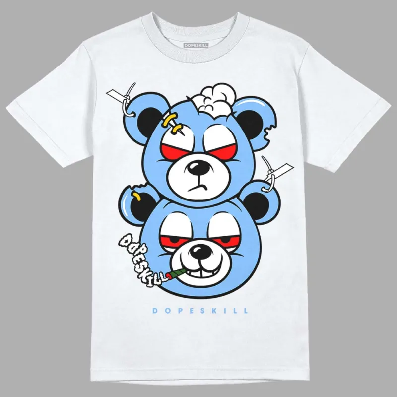 Powder Blue 9s DopeSkill T-Shirt New Double Bear Graphic sold by DopeSkill