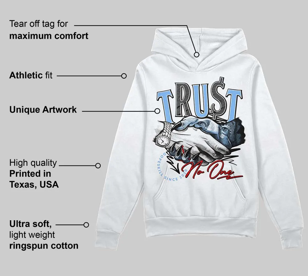 Powder Blue 9s DopeSkill Hoodie Sweatshirt Trust No One Graphic sold by DopeSkill product image thumbnail 3
