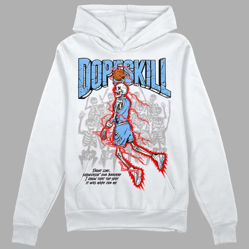 Powder Blue 9s DopeSkill Hoodie Sweatshirt Thunder Dunk Graphic sold by DopeSkill