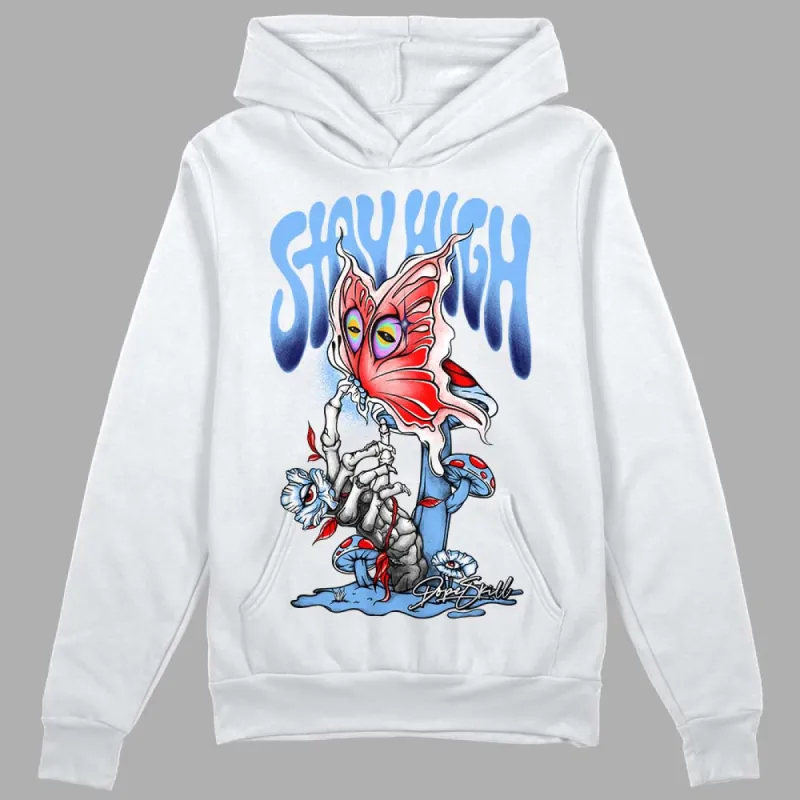 Powder Blue 9s DopeSkill Hoodie Sweatshirt Stay High Graphic sold by DopeSkill