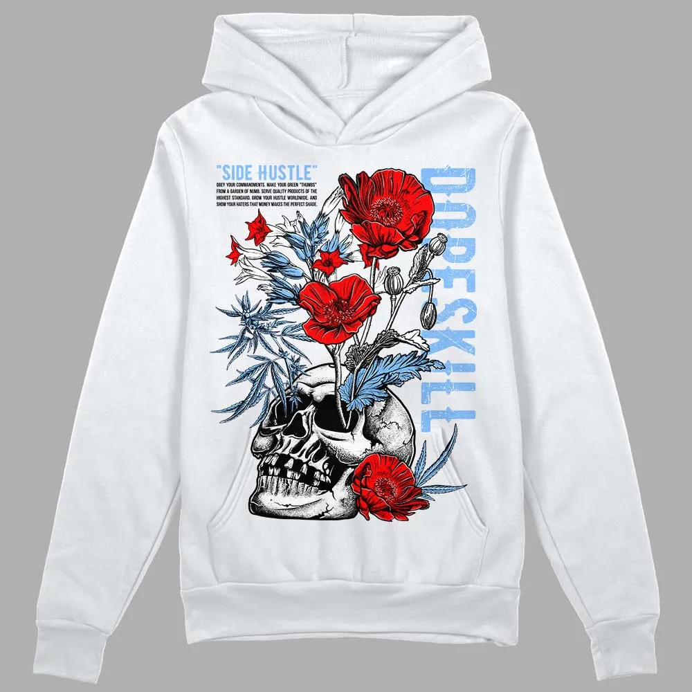 Powder Blue 9s DopeSkill Hoodie Sweatshirt Side Hustle Graphic sold by DopeSkill