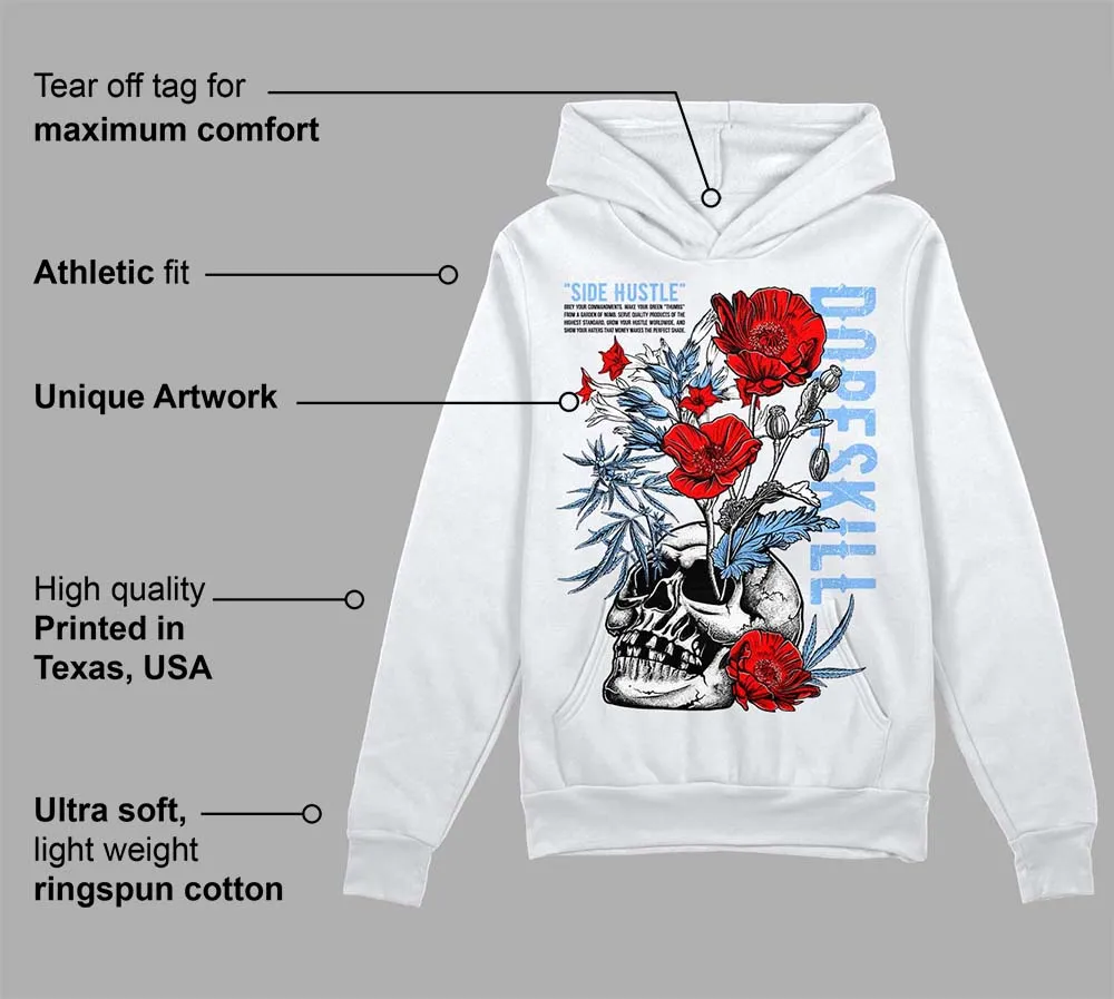 Powder Blue 9s DopeSkill Hoodie Sweatshirt Side Hustle Graphic sold by DopeSkill product image thumbnail 3