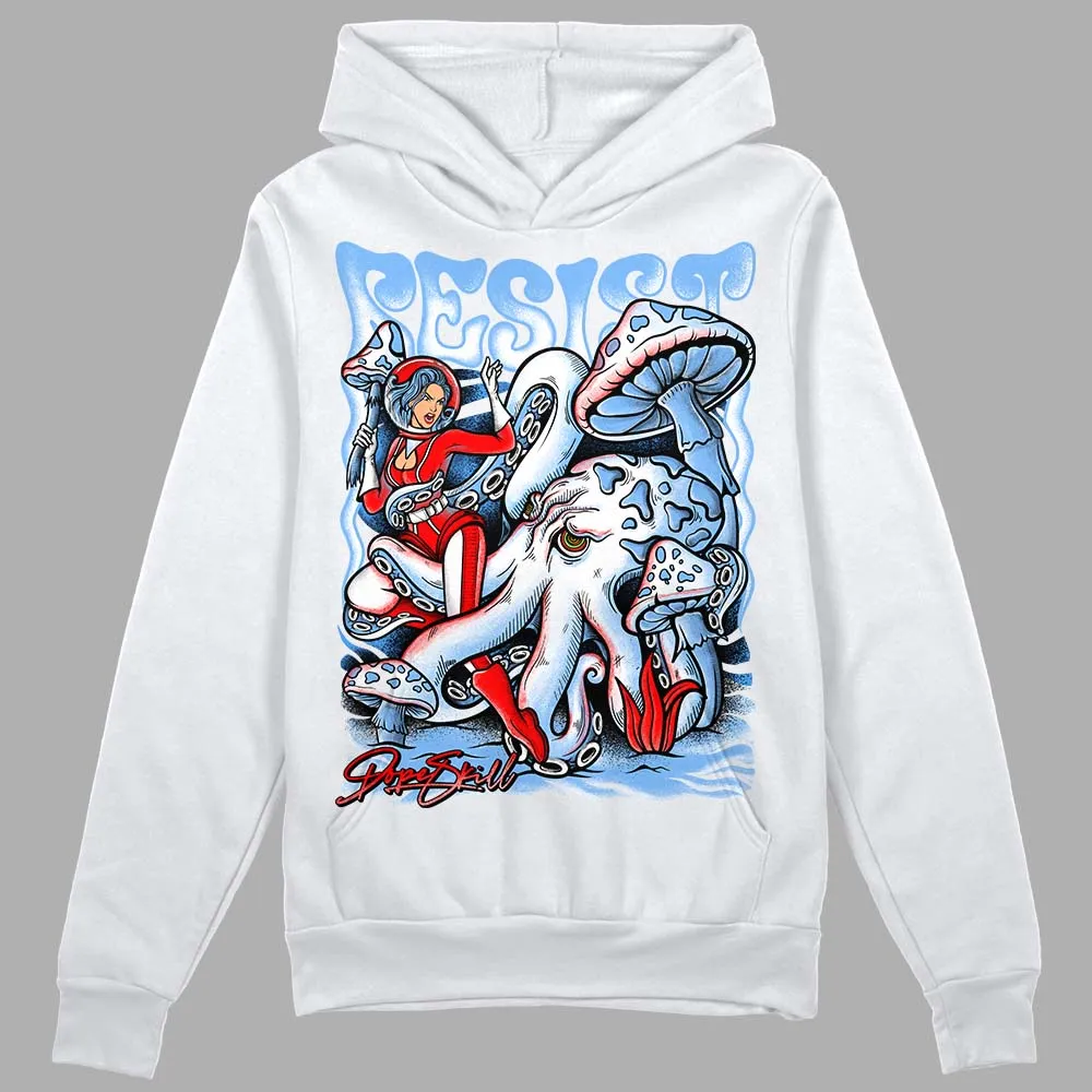 Powder Blue 9s DopeSkill Hoodie Sweatshirt Resist Graphic sold by DopeSkill