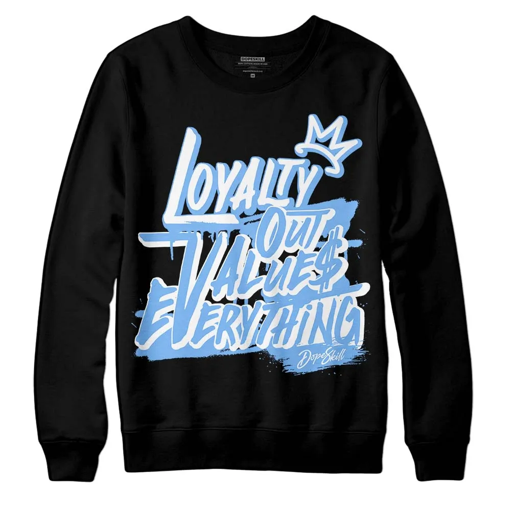 Powder Blue 9s DopeSkill Sweatshirt LOVE Graphic sold by DopeSkill product image thumbnail 2