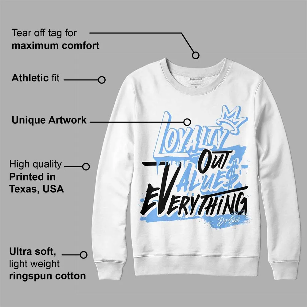 Powder Blue 9s DopeSkill Sweatshirt LOVE Graphic sold by DopeSkill product image thumbnail 3